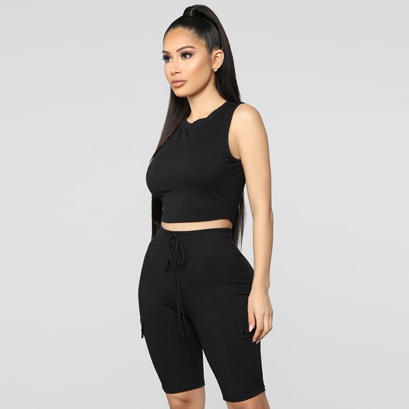 Women Running Sportswear High Waist Yoga Playsuit Clothes Slim Fitness Top+ Shorts Elastic Pants Soft Exercise Yoga Jumpsuit