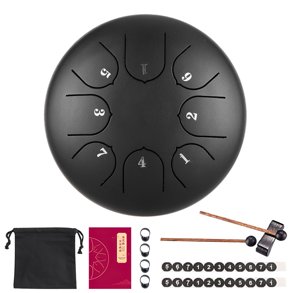 Hvru – tambour éthéré 6 pouces, 8 tons, série haut de gamme, Instruments de Percussion, réglage C, pour adultes et enfants,: 11(6 inch)