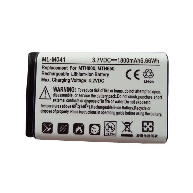 ALLCCX 1800mAh Battery NNTN4655,NNTN6922A,NNTN6923A,SNN5705C, SNN5705D for Motorola DTR410, DTR550, DTR650, MTH650, MTH800