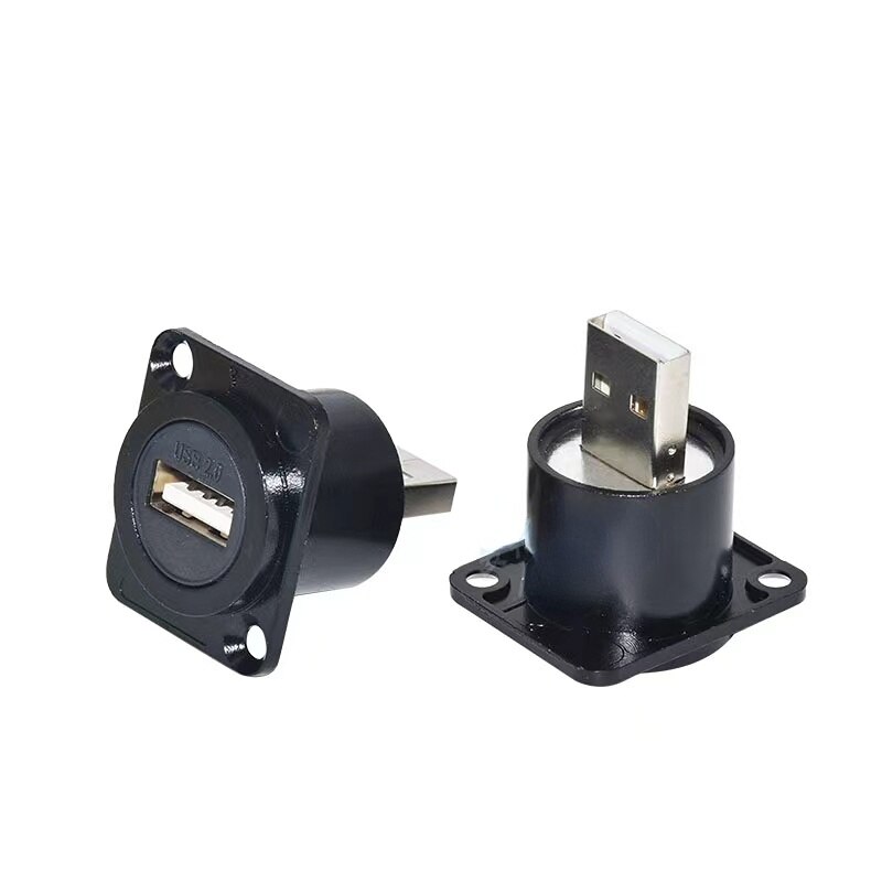 High qualityType D USB2.0 docking module Printer port A to port B USB3.0 Fixed female socket signal extension panel Dual Channel: 2.0 Female to male