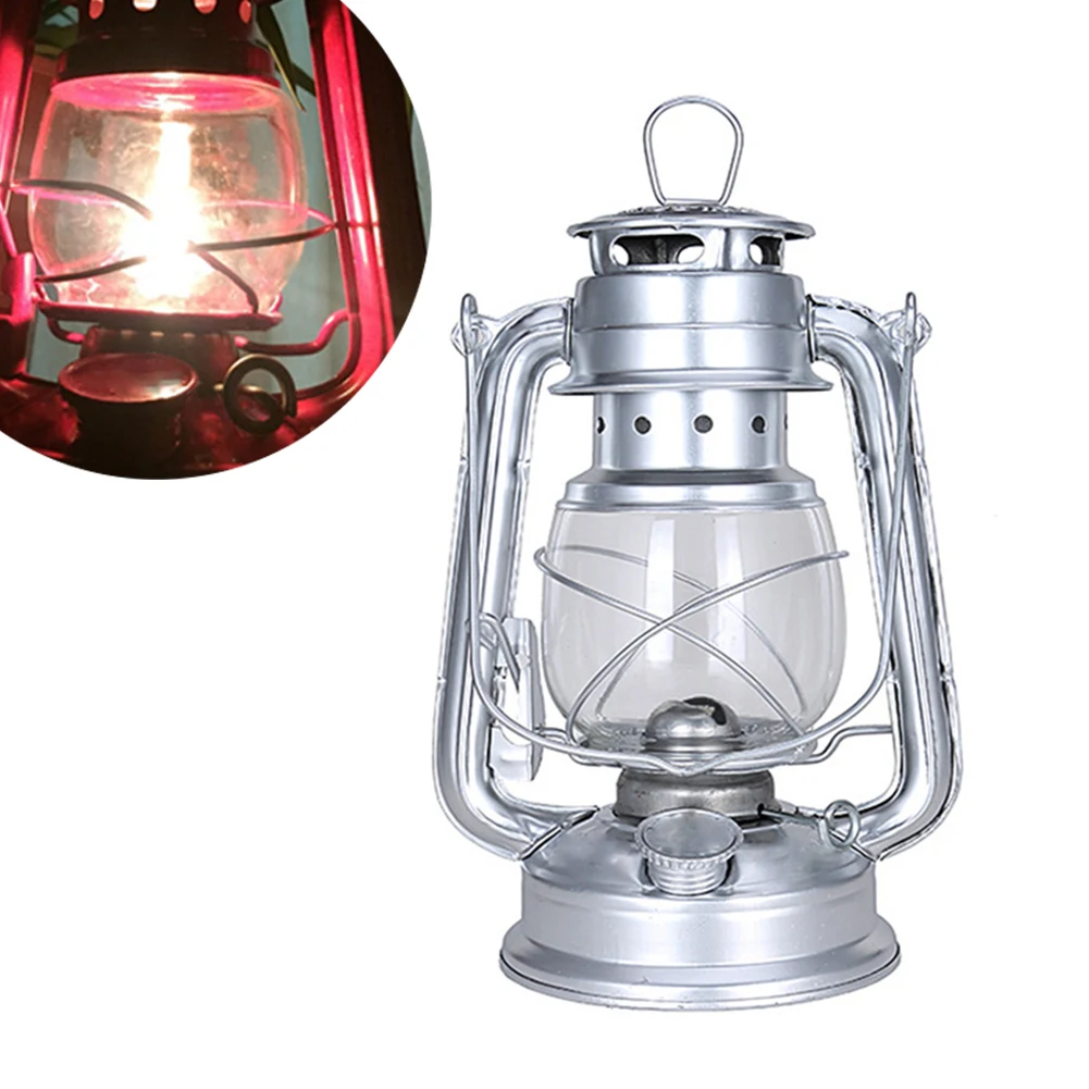 Lámpara de queroseno para acampar, farol de estilo Retro, linterna de tormenta de petróleo, lámpara de Metal para exteriores, piezas de herramientas de jardín, accesorios de repuesto, 1 ud.