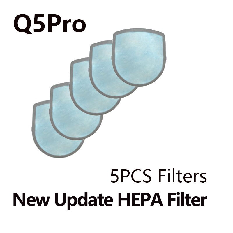 Xiaomi Mijia Q5zawodowiec elektryczna maska robić twarzy z filtrem mężczyźni anty-mgła sterylizacja zapewnia aktywne dostarczanie powietrza jesień zima mgła: Filter