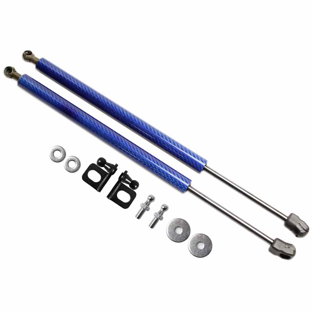 for Lancia Delta for Chrysler Delta 2x Shock Damper Front Hood Bonnet Modify Gas Struts Carbon Fiber Lift Support: blue carbon fiber