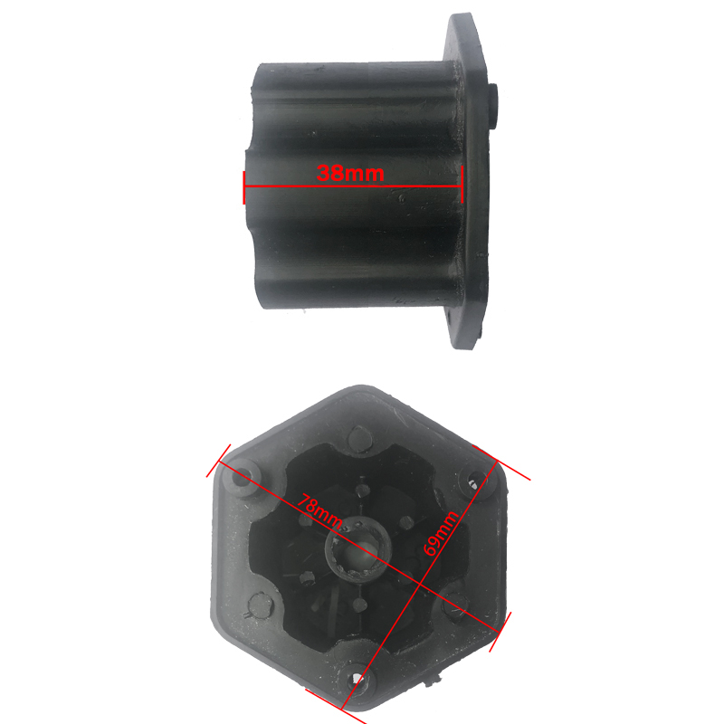 Kinderen elektrische auto motor versnellingsbak band adapter verbinding clip, rit op speelgoed auto versnellingsbak koppeling motorfietsen wiel clip koppeling: Black