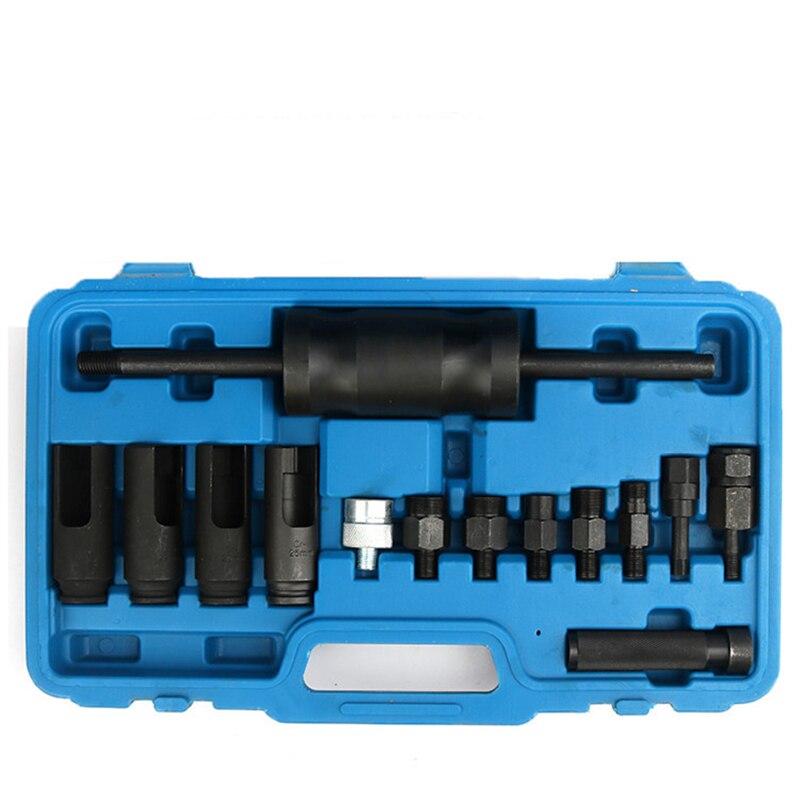 14 Pcs Injection Puller Extractor Kit Tool For Bosch Delphi Deso Siemens Diesel Injector Remover Common Rail Adaptor