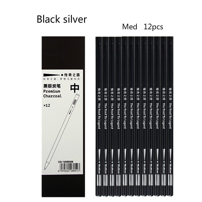 Schetsen Potlood Pull Lijn Houtskool Potlood Zacht/Medium Tekening Potloden Carbon Potloodschets Painting Potlood Gratis Snijden Art Supplies: A2
