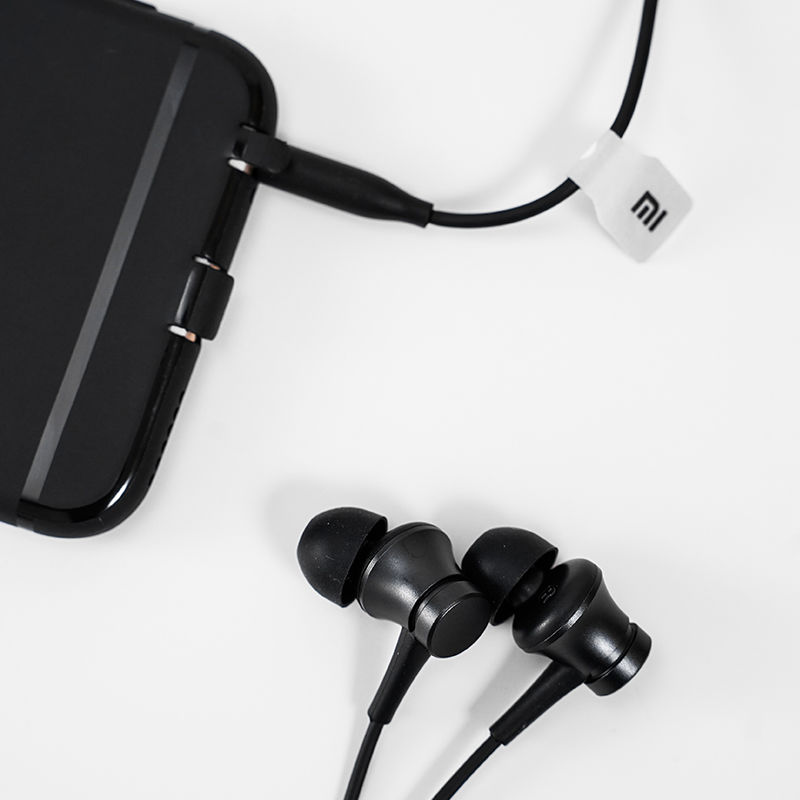 Original xiaomi headset mi piston 3 in- ear fresh 3.5mm -tråds hörlurar med musik, stereomikrofon för huawei xiaomi smartphone