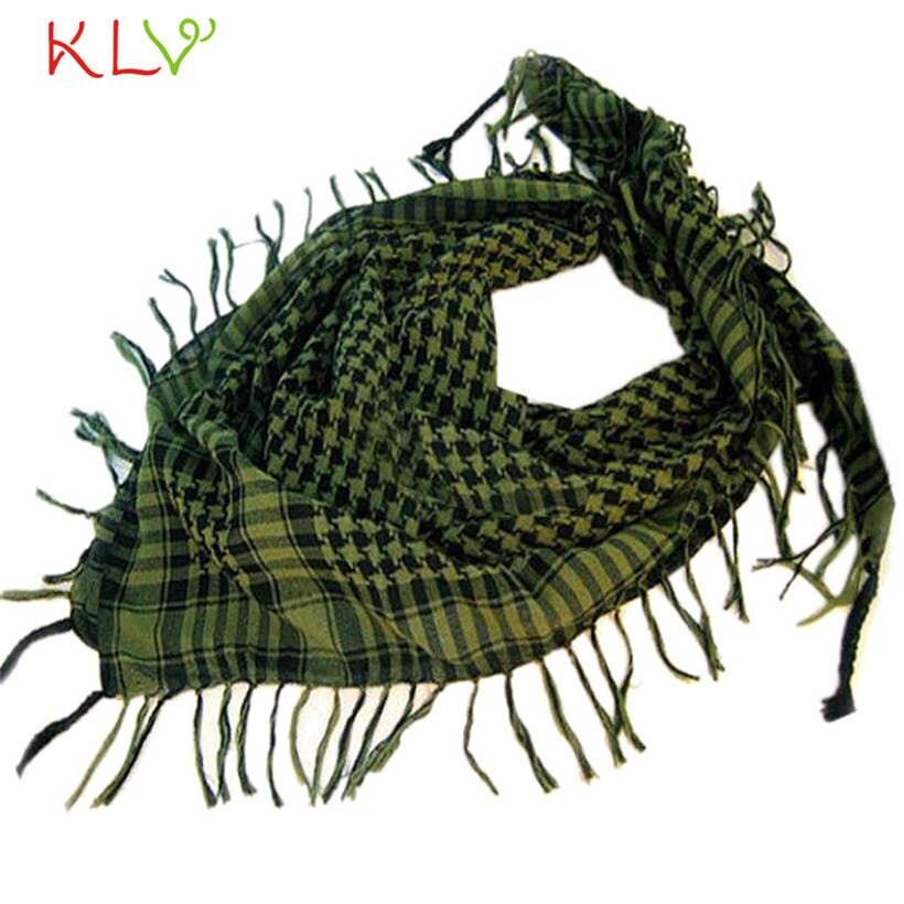 Og smukke 1pc unisex kvinder mænd arabiske shemagh keffiyeh palæstina tørklæde sjal wrap  y769: Grøn