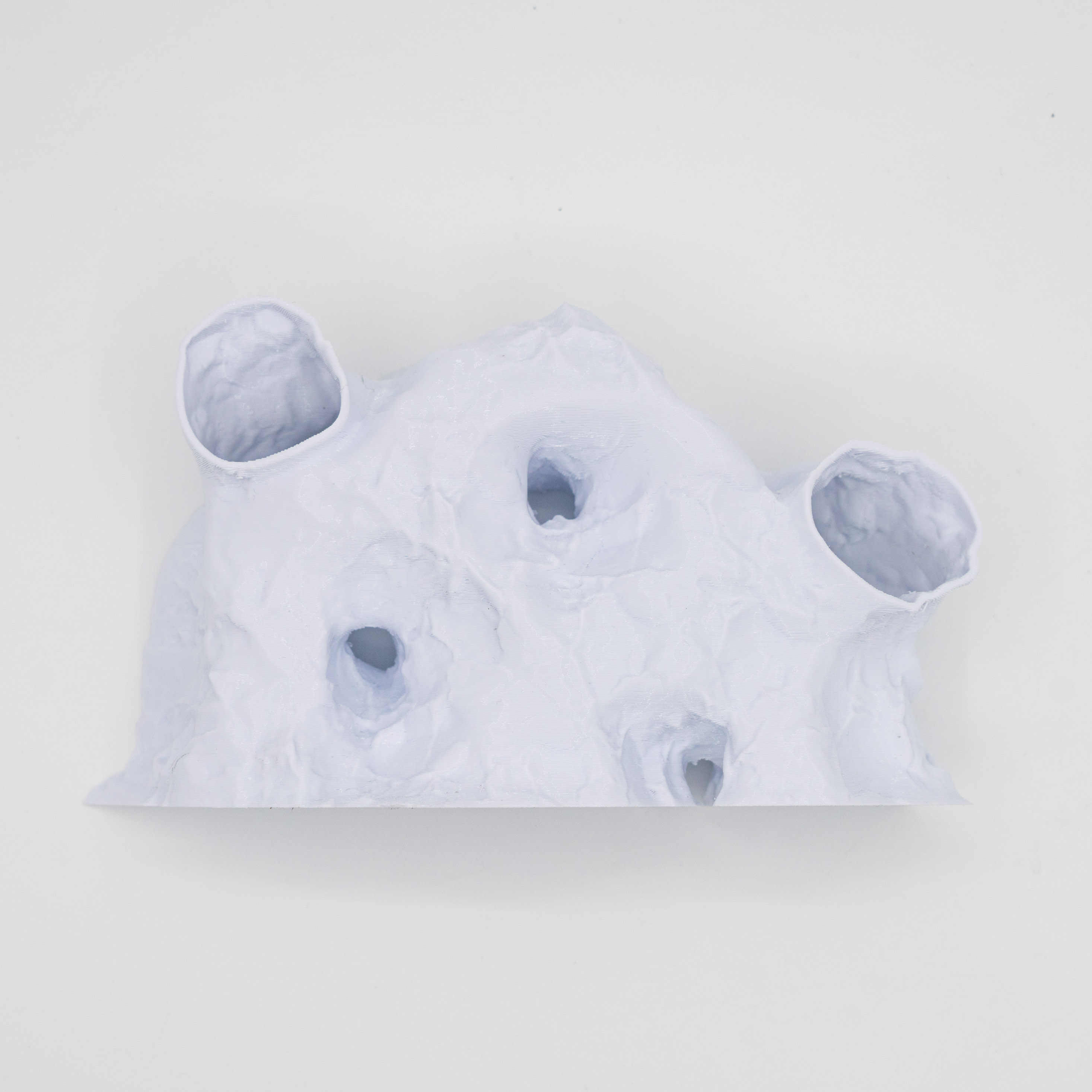 Fish Tank Underground Cave for Fish Shrimp Reptile Shelter Hiding Houses, Landscaping Ornaments 3D Printing Aqaurium Decorations: XS（old） / BROWN