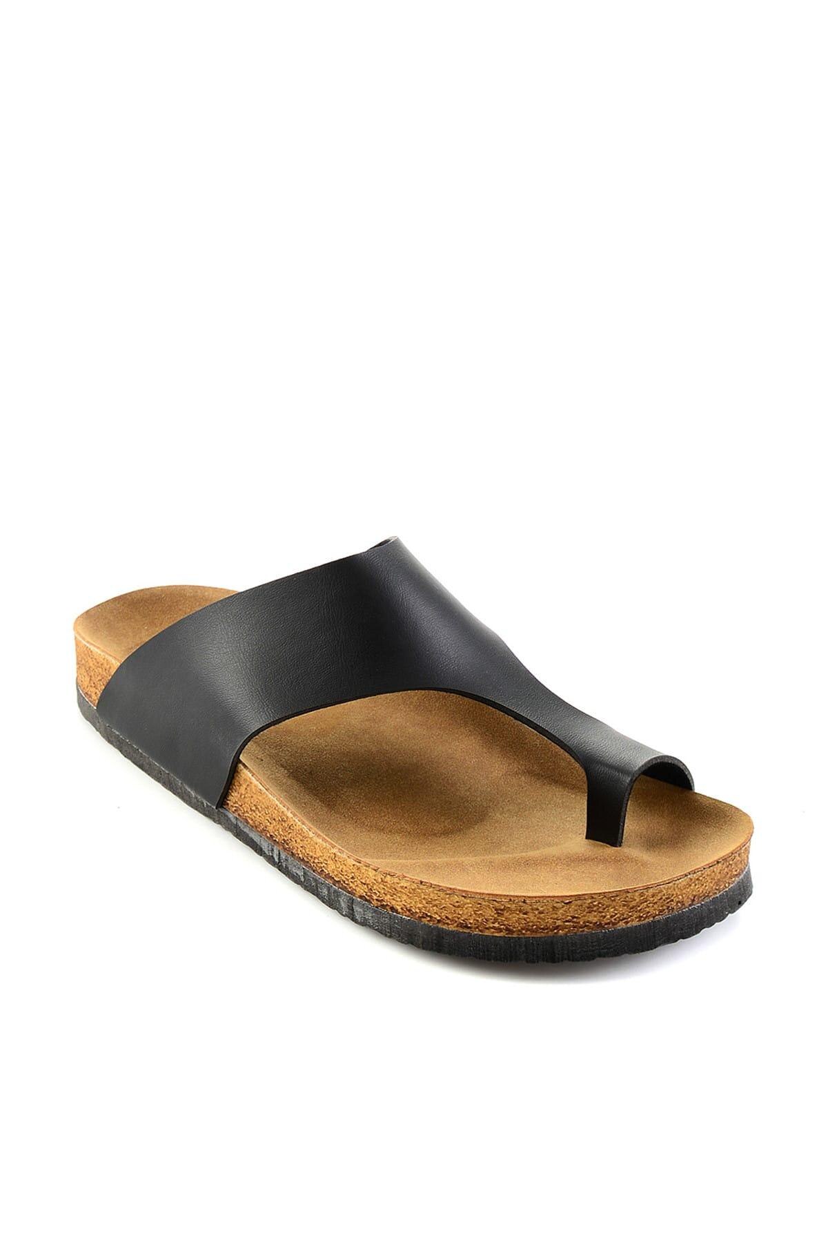 Bambi noir femme pantoufles H05090951
