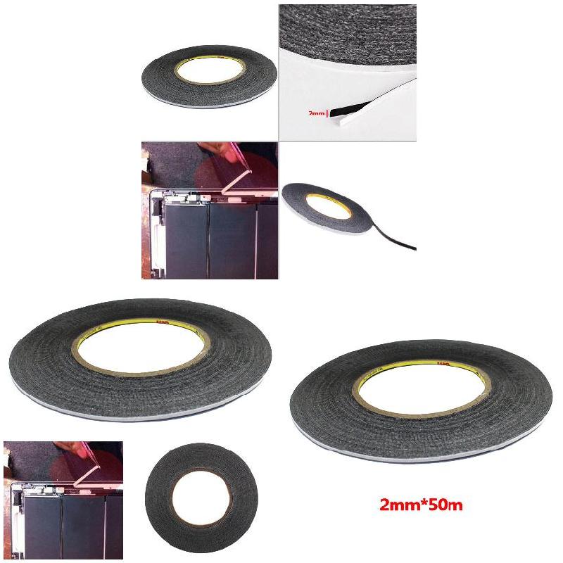 2Mm Dubbelzijdig Tape Adhesive Sticky Rubberen Mobiele Telefoon Lcd-scherm Onderhoud BOM666