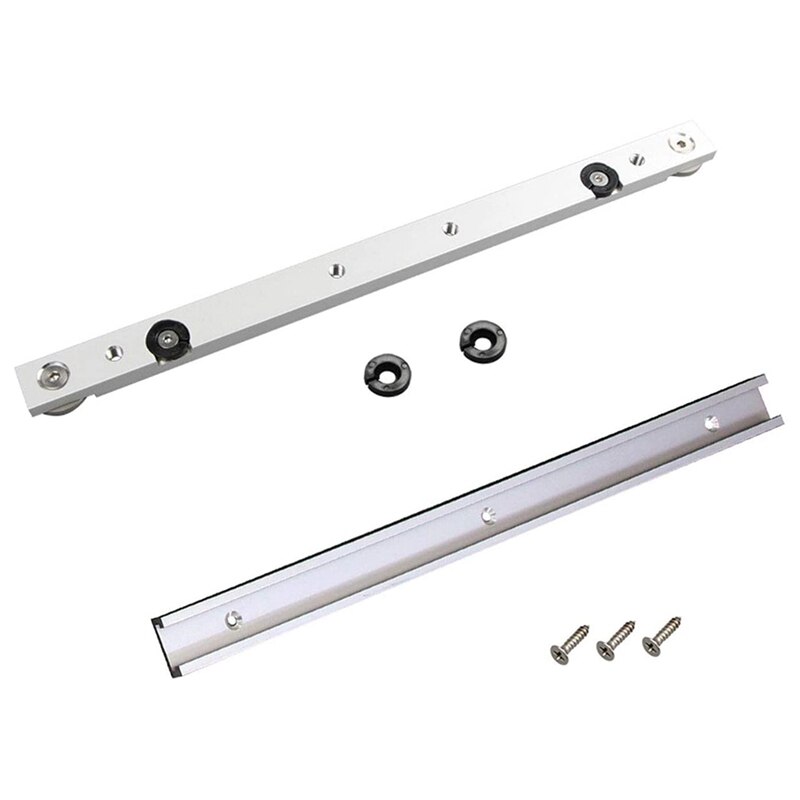 YWBL-WH Aluminum Alloy T Lock Guides Rail Set, 400mm Sliding Rails, M8 YWBL-WH Aluminum Alloy T Lock Guides Rail Set, 400mm Sliding Rails, M8