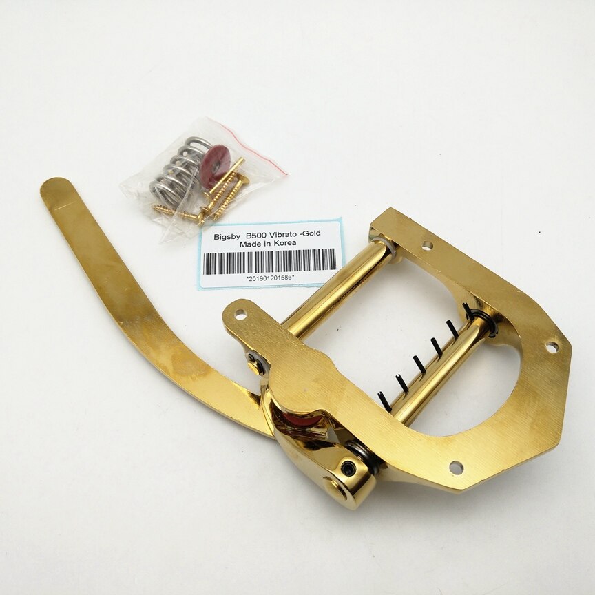 Chrome /Gold B500 Vibrato Tailpiece System Electric Guitar Bridge Guitar Parts Made in Korea