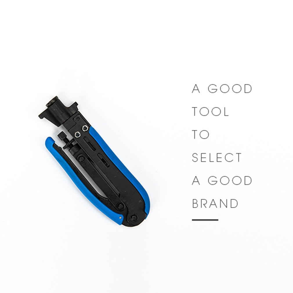 Coaxial Cable Crimper Compression Tool Wire Crimper Plier Crimping Tool For RG59 RG6 RG11 Cable F Coaxial Connectors Cable