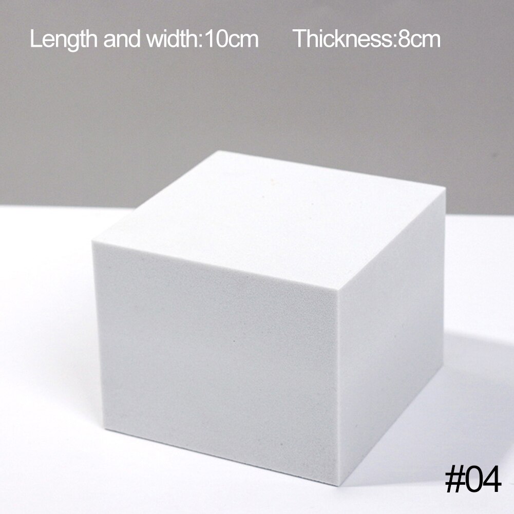 Hard Foam Geometric Cube Life Photo Photography Material Fotografia Shoot Prop for Jewelry, Toiletrie, Food,Makeup Tool: 04