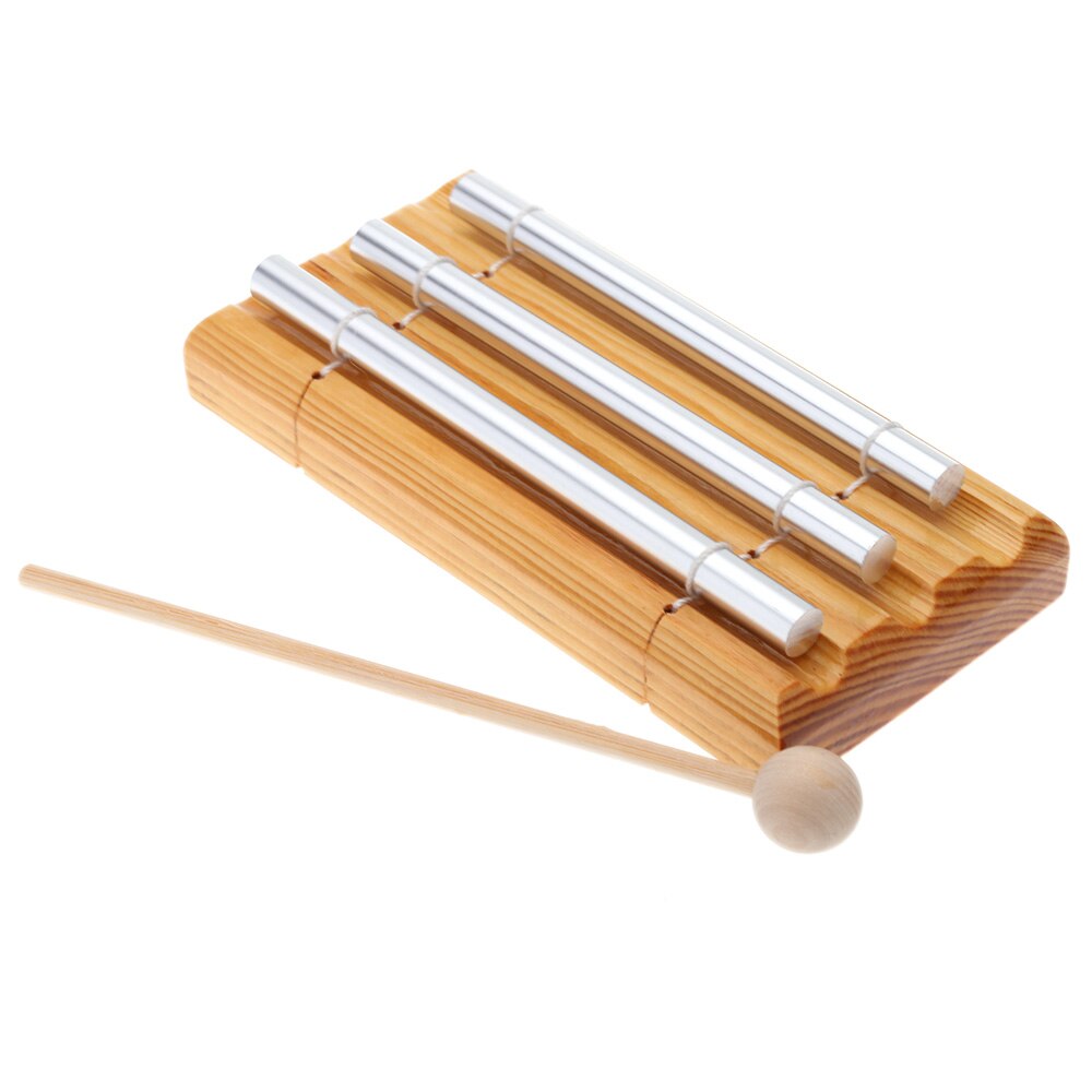 Percussie Muziekinstrument Drie Tone Energy Chime Met Mallet Prachtige Kid Kinderen Slaginstrument