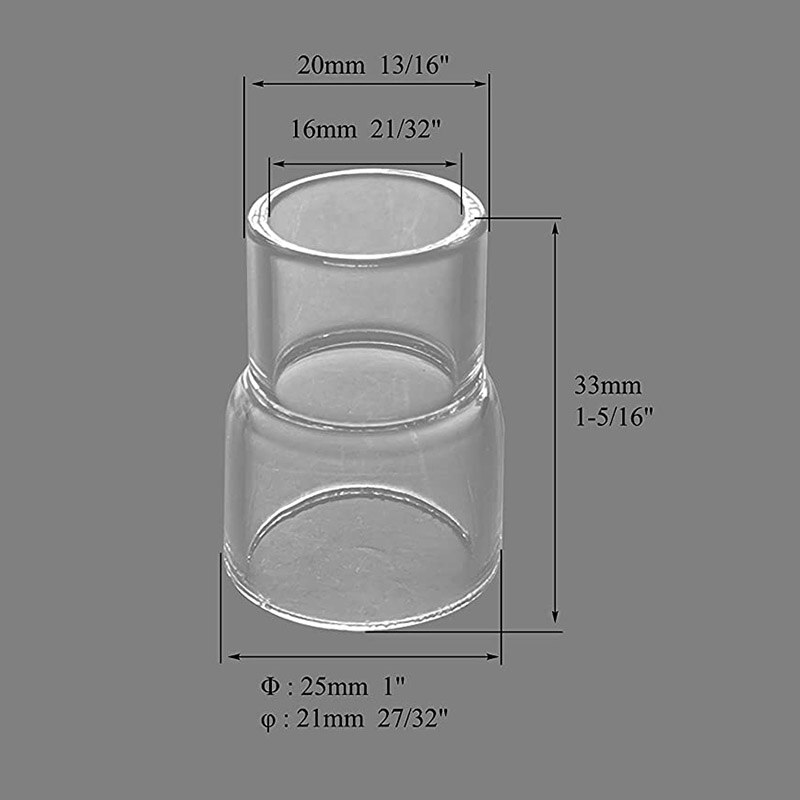 TIG Stubby Gas Lens Collet Body 17GL332 12 13/16inch TIG Gas Lens Insulator for SR WP 17 18 26 TIG Welding Torch 9Pcs CNIM