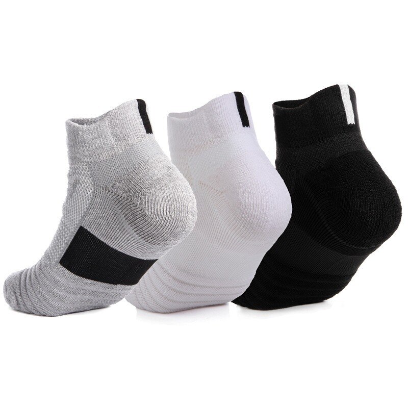 Calcetines tobilleros transpirables para correr, de algodón, Unisex, absorben el sudor, para deportes al aire libre, ropa interior antideslizante, calcetines de compresión para senderismo: Random