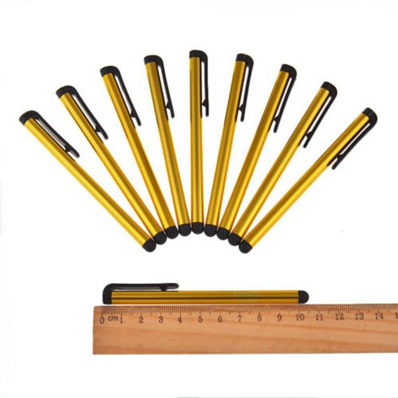10Pcs/lot Metal Screen Stylus Pen for Universal Smart Phone Tablet PC