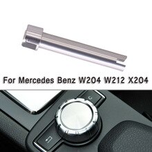 Radio bil knap pin konsol controller reparationsværktøj tilbehør til mercedes benz w204 w212 x204 1 stk auto sølv
