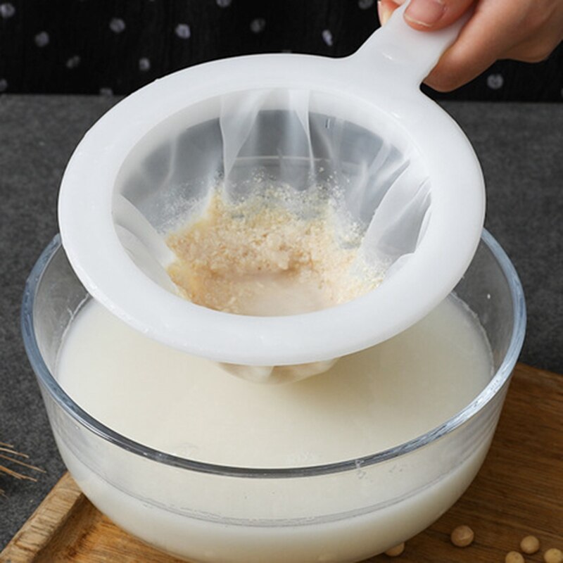 100/200/400 de malla de cocina Ultra-fina malla colador cocina de filtro de malla de Nylon cuchara para adecuado para leche de soja leche de café yogur