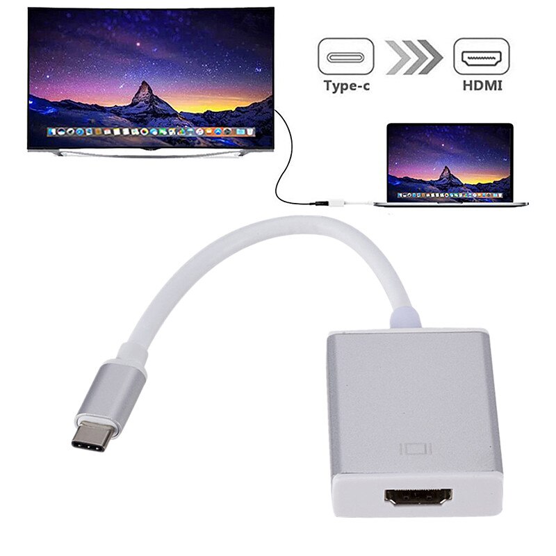 Usb 3.1 Naar Hdmi Usb C Naar Hdmi Adapter Kabel Usb 3.1 Naar Hdmi Switch Kabel Converter Voor Type C apparaat Usb Type C Naar Hdmi