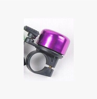 Bicycle Bell Alloy Mountain Bike Horn Sound Alarm For Safety outdoor Cycling Handlebar Protective Bell Ring Bike Accessories: purple