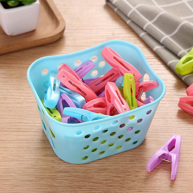 Pinzas de plástico para ropa, pinzas para colgar ropa, pinzas para ropa interior, tendedero para el hogar: BL