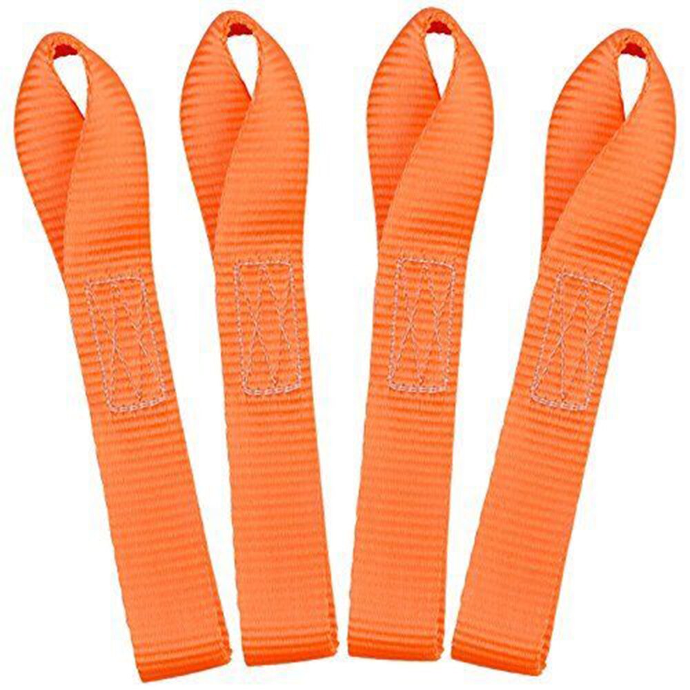 4pcs Universal Soft Loops Car Motorcycle Towing Ropes Tie Down Straps Prevent Scratches Motocross Motorbike ATV