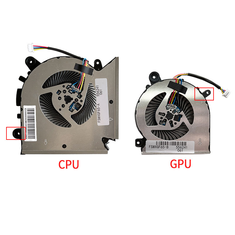 Ventilateur de refroidissement pour ordinateur portable, pour gelée GF65 GF63 GF76 GL76 GF66 MS-1583/1581/16R1/16Inter/16R3/16R5/16W1 WF65 N413 N433 N477 N459 N460
