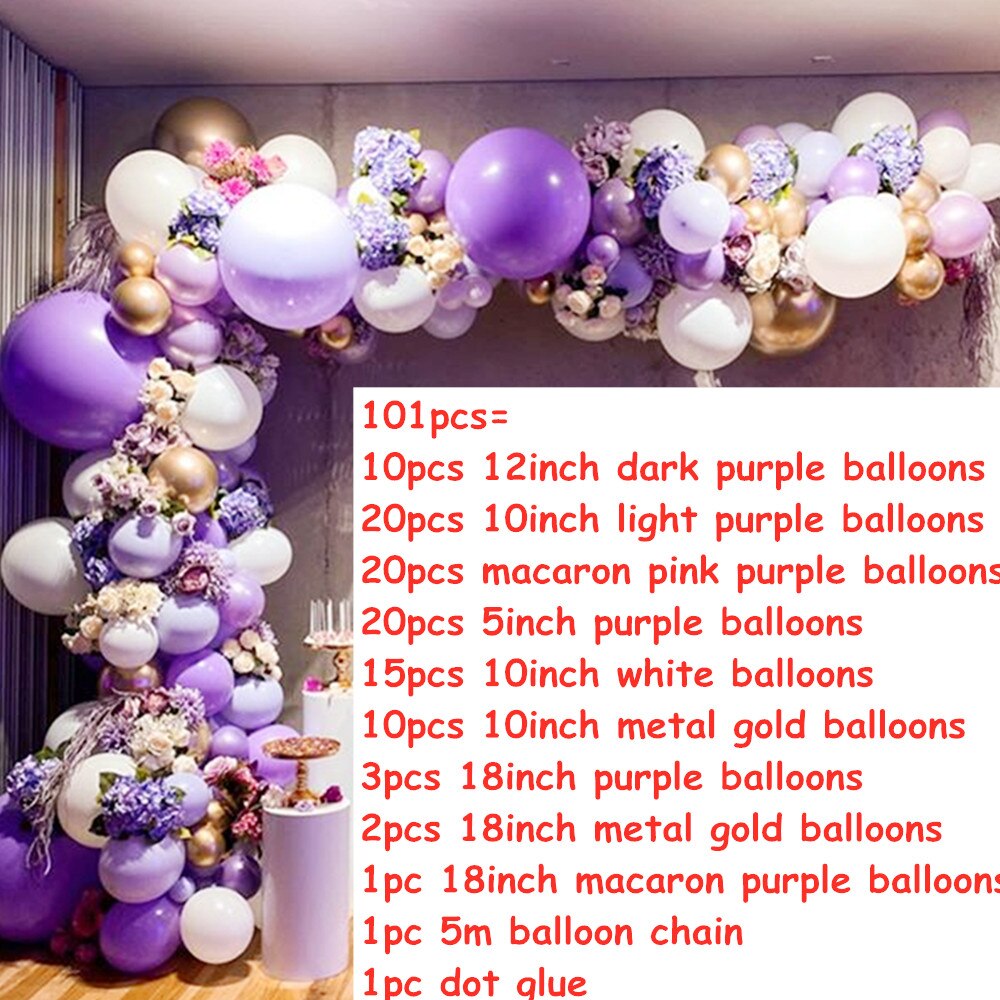 Royal Blue Garland Arch Balloon Kit Confetti Latex Balloons Baby Shower Wedding Birthday Party Anniversary Party Decor Globos: Set 12