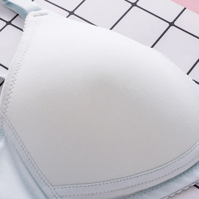 GUMPRUN Soft Bralette Cotton Lining Bras for Women Thin Wireless Push Up Bra Comfort Breathable Underwear Ladies Sexy Lingerie