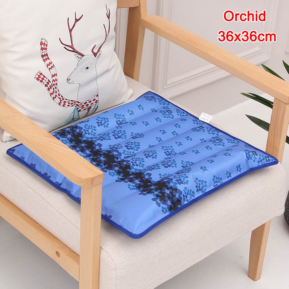 Sommer kølepude vand ispude kæledyrskøler vandinjektion bilsædehynde almohadilla de hielo de verano uyt shop: 36 cm x 36cm orkidé