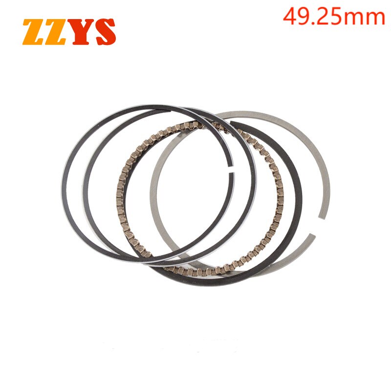 1/4Sets 49mm 49.25mm 49.5mm Motorcycle Piston Ring For Suzuki GSX250 72A GSXR250 GSX-R250 73A GSF250 74A GSX GSXR GSX-R GSF 250: 1 Set 49.25mm