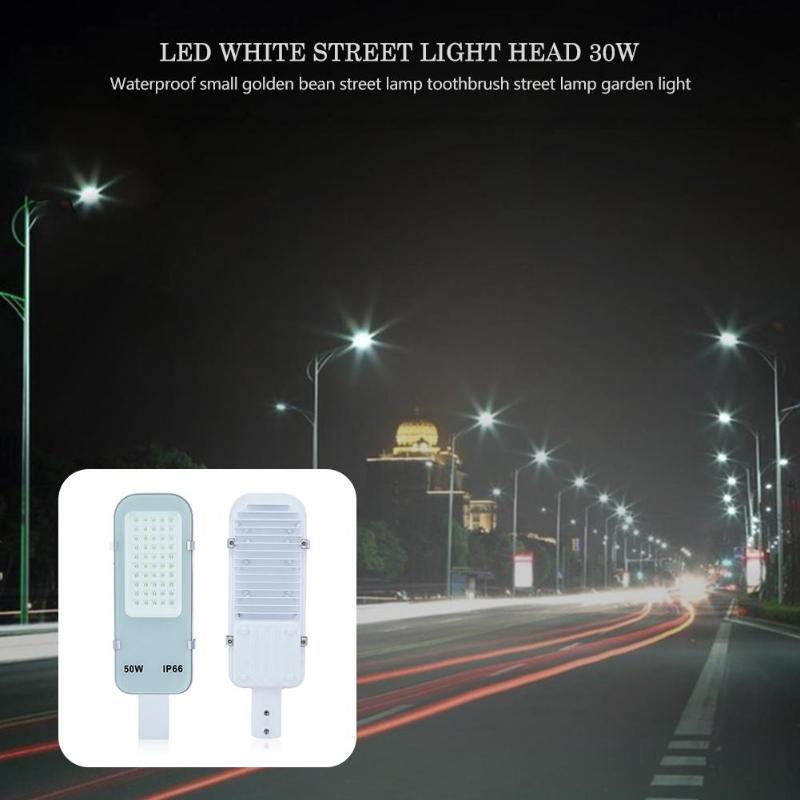 30/50W LED Road Street Head Light Aluminum Waterproof 85-265V Motion Sensor Led Lights Garden Outdoor Yard Lamp