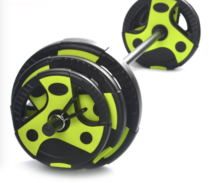 Barbell set home fitness men and women barbell small hole 20kg squat barbell bench press weightlifting barbell