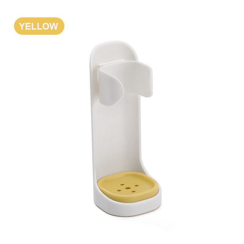 Electric Toothbrush Holder Traceless Toothbrush Stand Rack Wall-Mounted Bathroom Adapt Universal Electric Toothbrush Holder: Yellow