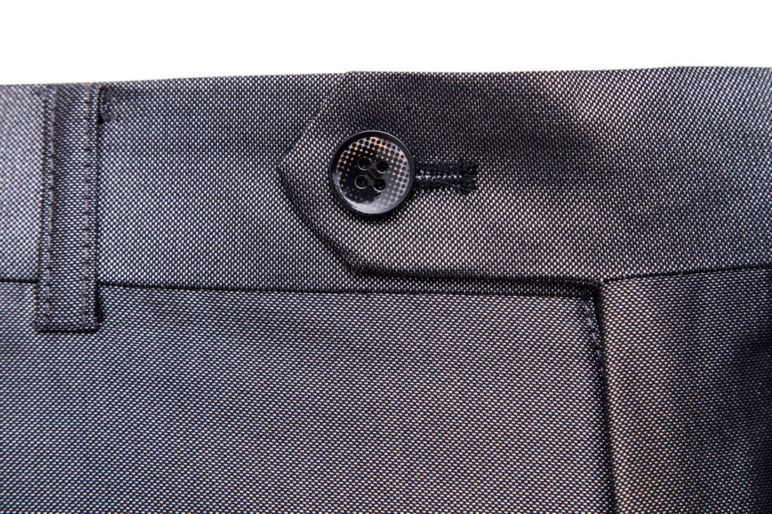 British Style Solid Business Casual Suit Pants Men Clothing Simple All Match Formal Wear Office Trousers Wedding Straight Grey