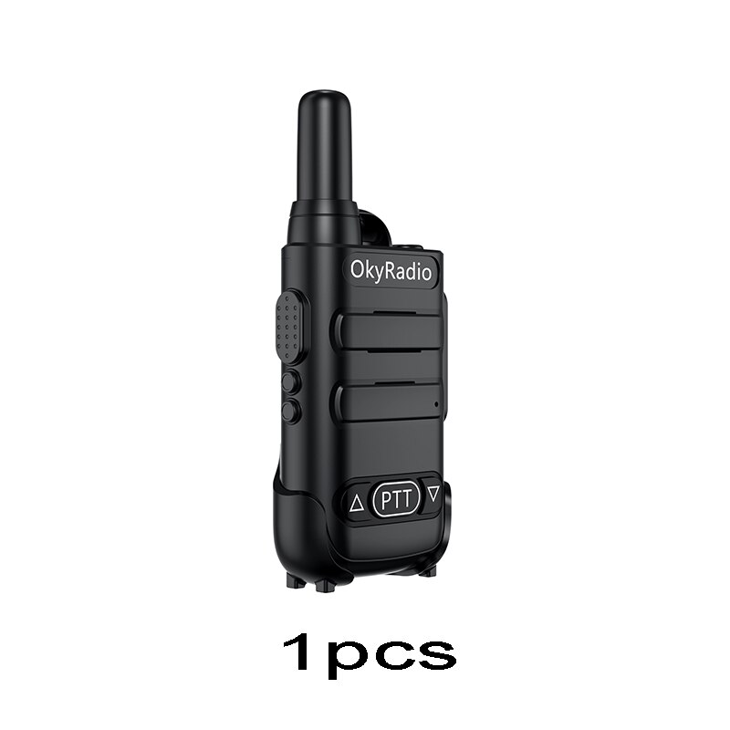 4800mah okyRadio 5w Portable Waterproof Walkie Talkie 6km Talking Distance Suitable for Construction Site Outdoor: White