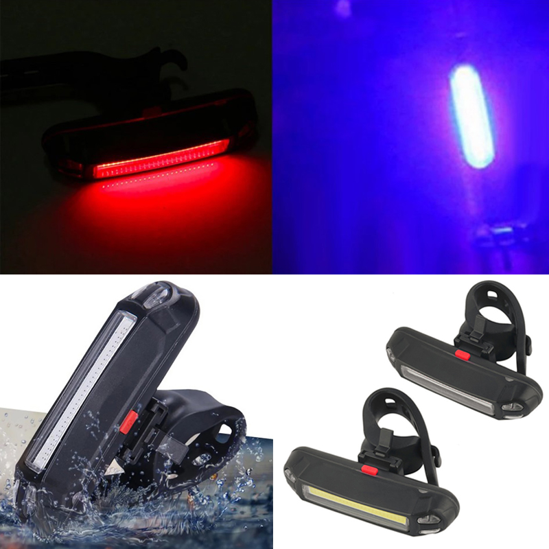 Multi Mode Fiets Front Achterlicht Led Usb Opladen Fiets Licht Waterdicht Fietsen Veiligheidswaarschuwing Achterlicht Fiets Accessoires
