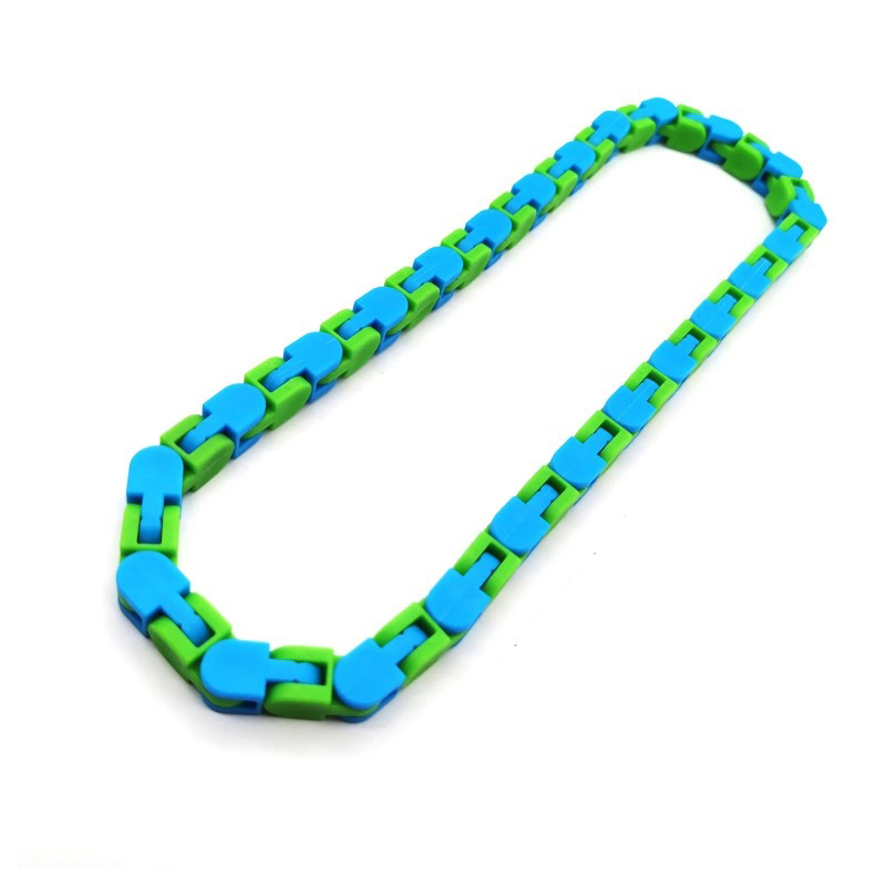 Decompression Fidget Toys Wacky Tracks Chain Anti Stress Toy Sensory Toy Autism Needs Squishy Stress Reliever Toys: 07