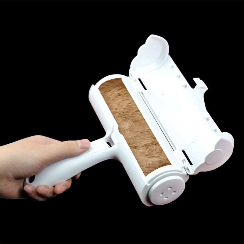 Rouleau Aspirateur Manuel pour Poils d'Animaux, Brosse de Nettoyage, Enlève les Surplus de Chat et Chien, pour la Voiture, les Vêtements, le Canapé, le Tapis, Peigne