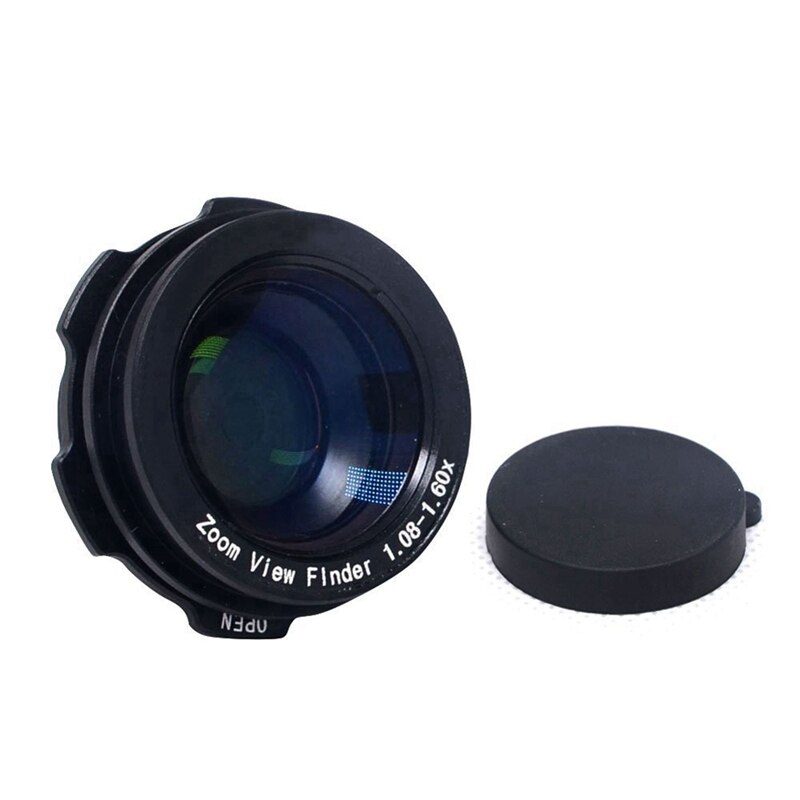 1 Set 1.08X-1.6X Zoom Viewfinder Eyepiece nifier & 1 Pcs Eyepiece Eyecup