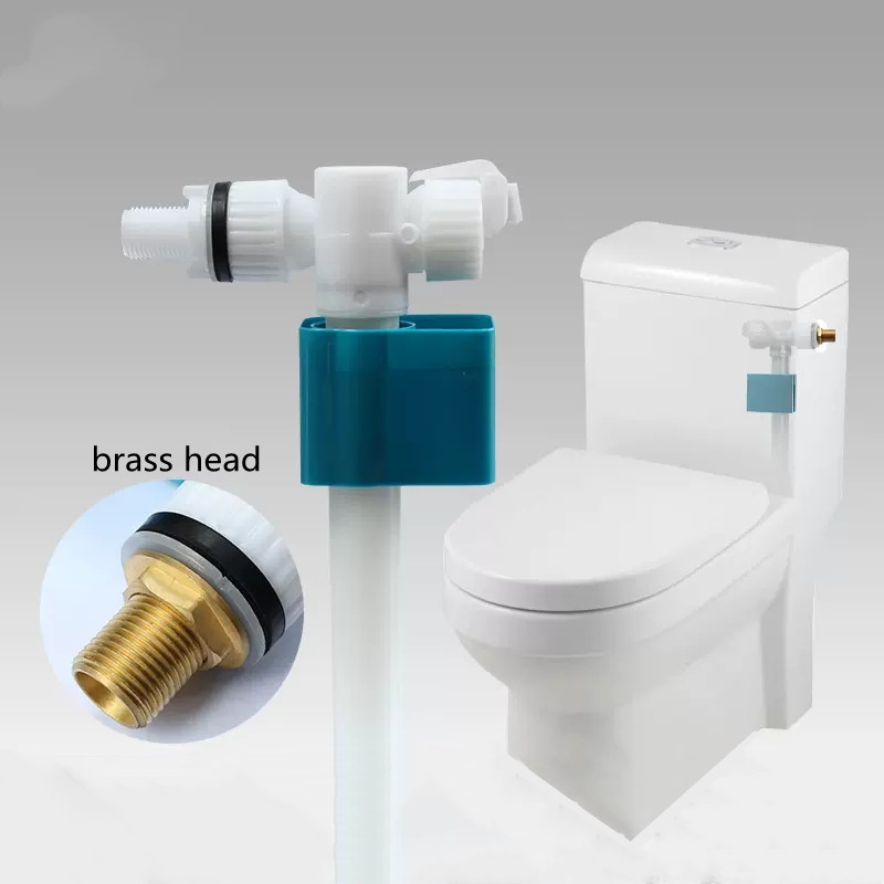 Seitliches Einlassventil, Toilette, Wassertank, Füllventil, Schwimmer, Schüssel, Badezimmer-Einlass, Toilettenwerkzeug, Schwimmer, verstellbar, bündig, Druckknopf, beweglich