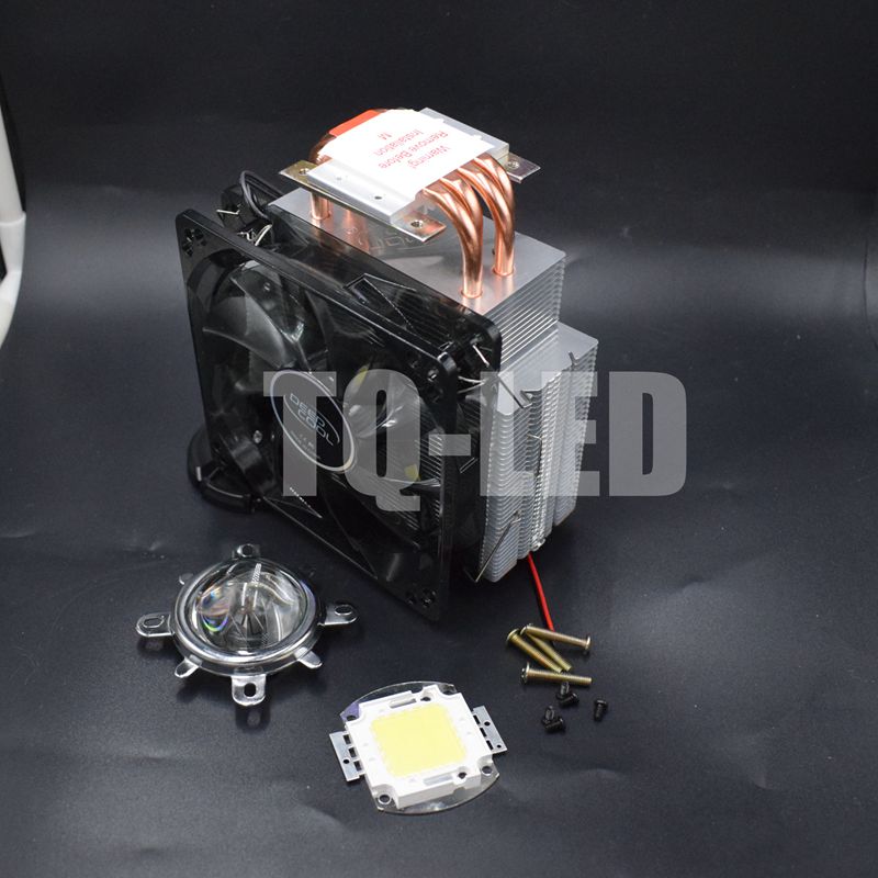 100W 150W High Power Led Radiator with Cooler Reflector Optical Lens Heatsink kit 60 degrees / 90 degrees / 120 degrees