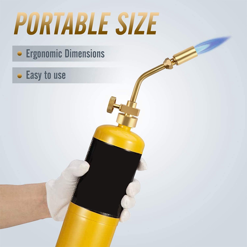 MAPP Lassen Gas Torch Gas Zelfontsteking Turbo Torch met Slang Soldeer