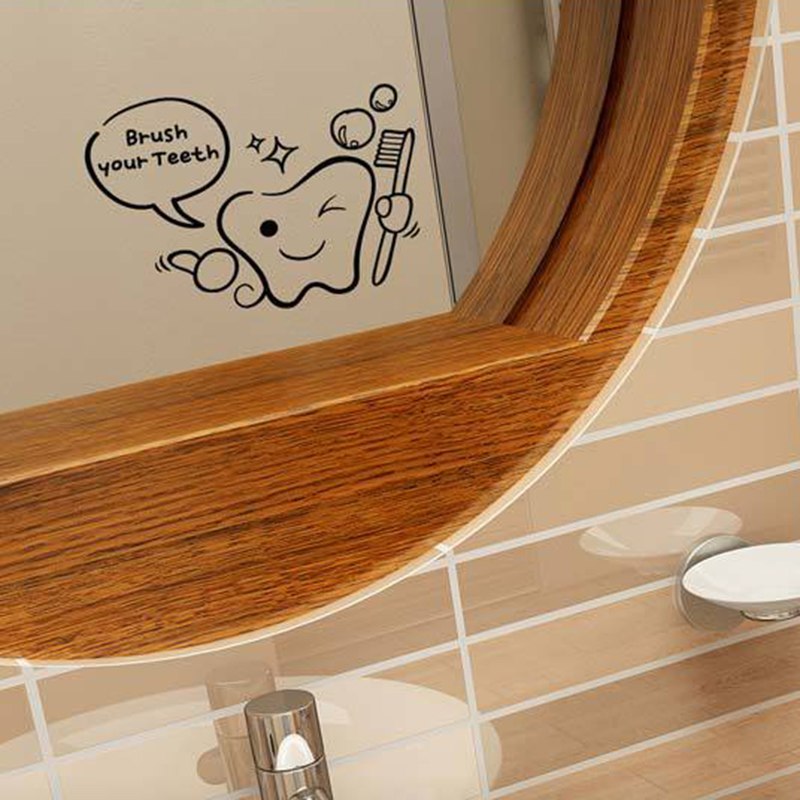 Grappige Smilewall Leuke Stickers Badkamer Waterdichte Wc Home Decoration Muurstickers Voor Wc Sticker Decoratieve Poster 1Pc