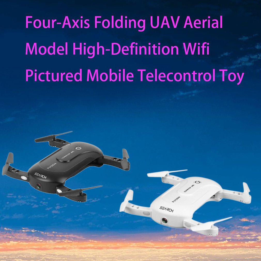 Flymodel fire-akset fly folde drone hd wifi billede transmission mobil fjernbetjening legetøj fly model