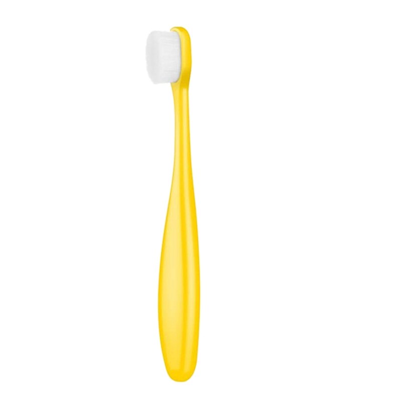 360° Toothbrush with Over 10,000 Soft Bristles for Effective No Hurt, Brushing for Kids, Kids Love Them - Yellow/Pink