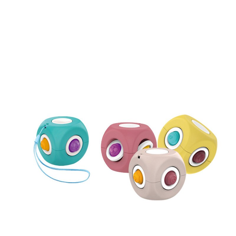Fidget toys 2 in 1 fidget spinner pop leksaker bra fest favoriserar sensoriska poppar handsnurrar